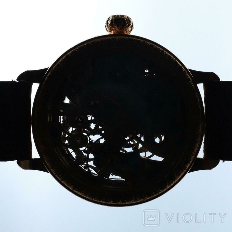 Наручний годинник скелетон Wаndolec з механізмом International Watch Company (IWC) Swiss, фото №7