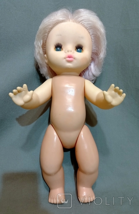 USSR Doll 41cm Head Hands Vinyl, photo number 3