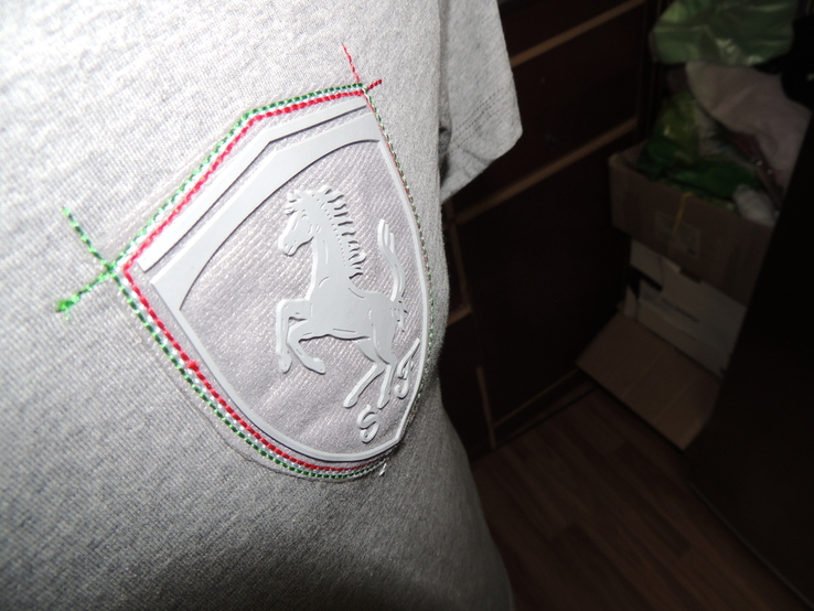 Фирменная футболка PUMA Ferarri scuderia 100% cotton спорт размер S, фото №5