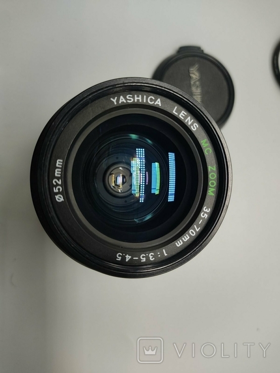 Фотоаппарат Yashica 109 28mm 2.8, 35-70, cullmann c28, vivitar mc 2x-24 C-Y M42 комплект, фото №10