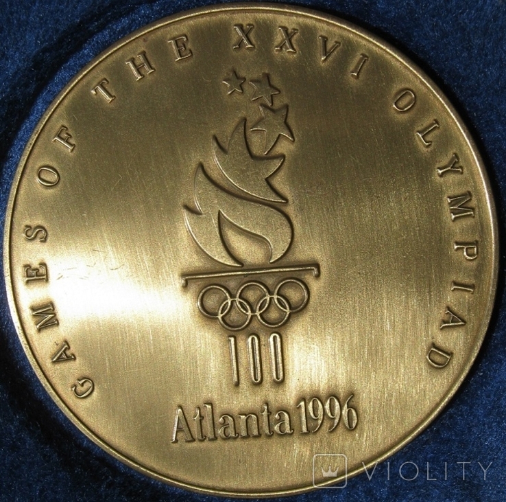 Олимпиада в Атланте 1996 Медаль участника, фото №3