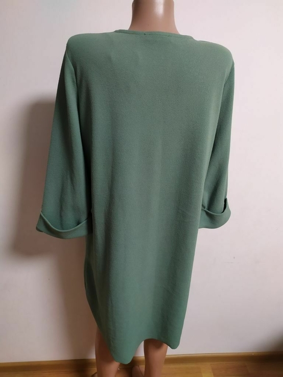 Бохо Zara woman платье миди зеленое M S, фото №8