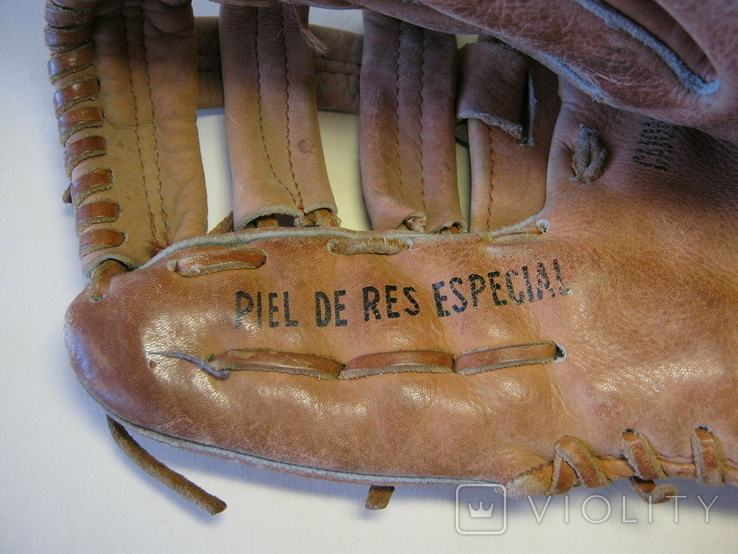 Рукавичка, пастка, бейсбол, Батос, Куба, натуральна шкіра. Спеціальна 185., фото №6