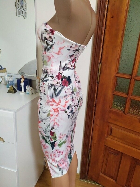 Lipsy Платье футляр с цветочным принтом миди 6, numer zdjęcia 3
