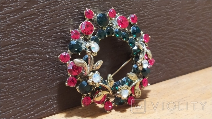 Brooch with stones (D4), photo number 3