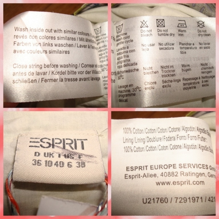 Esprit красивый сарафан женский хлопок на подкладке в цветочный принт м 36, фото №10