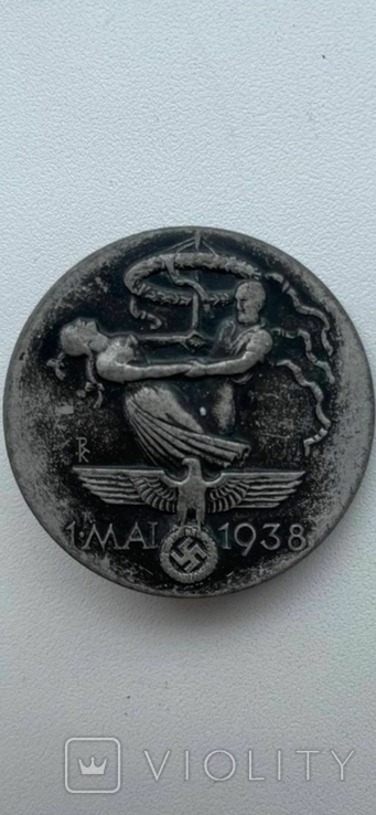 Значок 1мая 1938г 3й рейх, фото №2