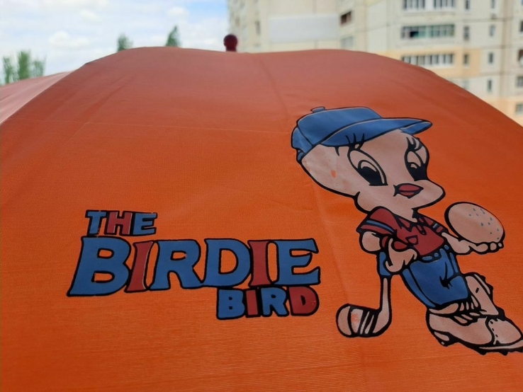 Детский зонтик (оранжевый), фото №3