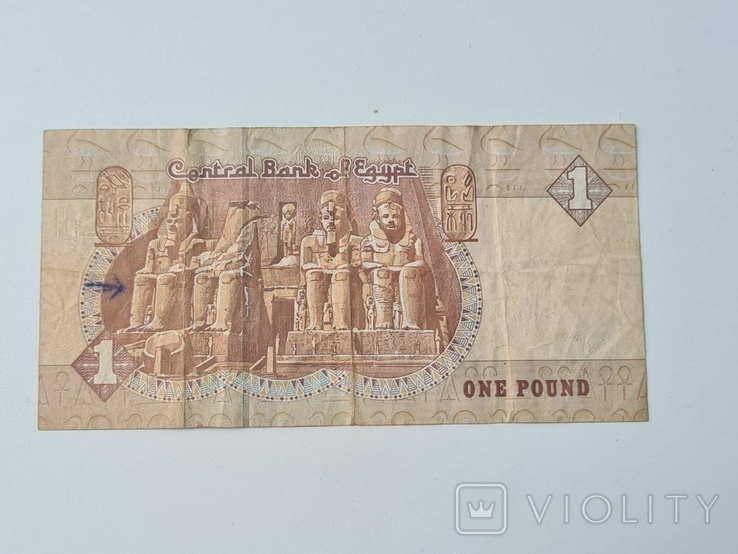 Египет 1 фунт 2005, фото №3