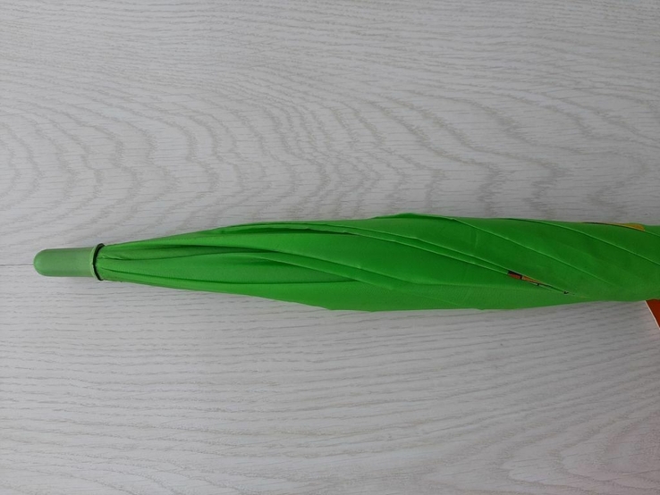 Детский зонтик с рюшками (салатовый), фото №7