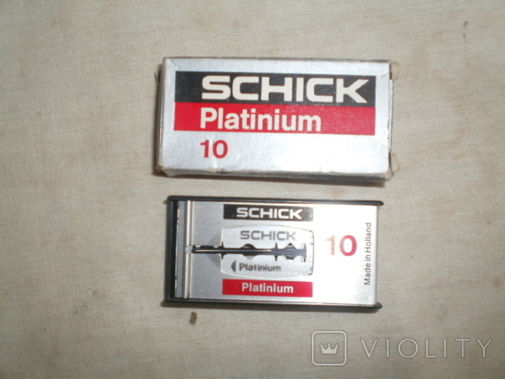 Vintage.Shaving Blades "Schick Platinum" (New), photo number 2