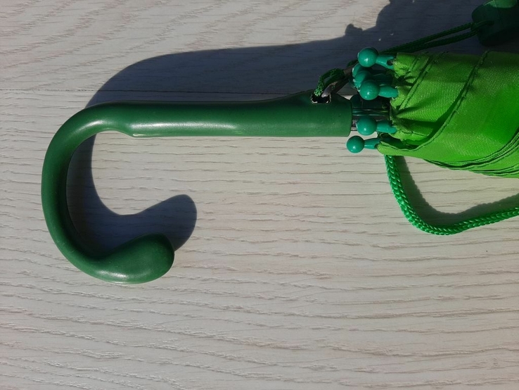 Детский зонтик с ушками (зеленый), фото №6