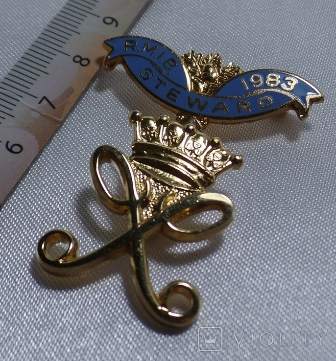 L 1983 год Масонская медаль Масонский знак Орден Масона Масон М375, фото №2
