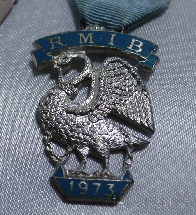 L 1973 год Масонская медаль Масонский знак Орден Масона Масон М404, фото №3