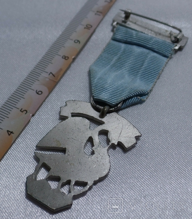 L 1973 год Масонская медаль Масонский знак Орден Масона Масон М404, фото №4