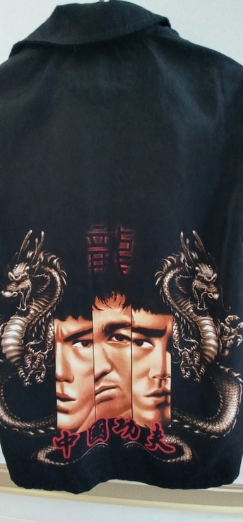 Рубашка с драконом и Брюсом Ли, фото №3