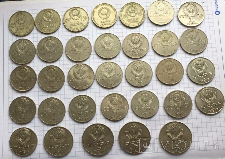 33 шт Ювілейні монети СССР, фото №8