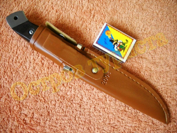 Нож армейский охотничий Buck USA Desion 2008 с ножнами реплика, numer zdjęcia 10