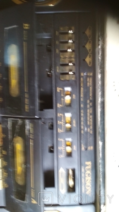 Магнітола двухкасетна FUGISON 9009 DB із рідною коробкою, photo number 3