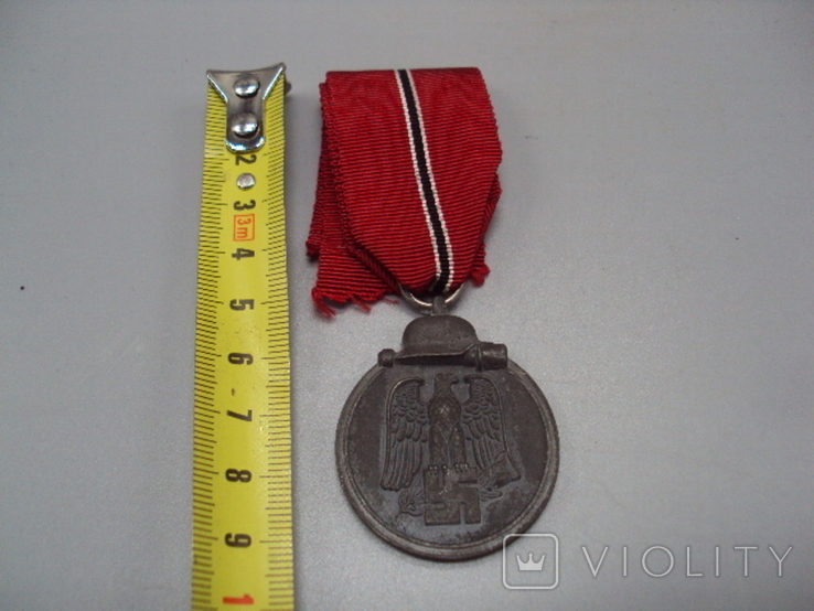 Медаль германия рейх за зимнюю компанию на востоке 1941-1942, фото №3
