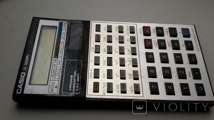 Калькулятор Casio FX-3600PV Япония, фото №5