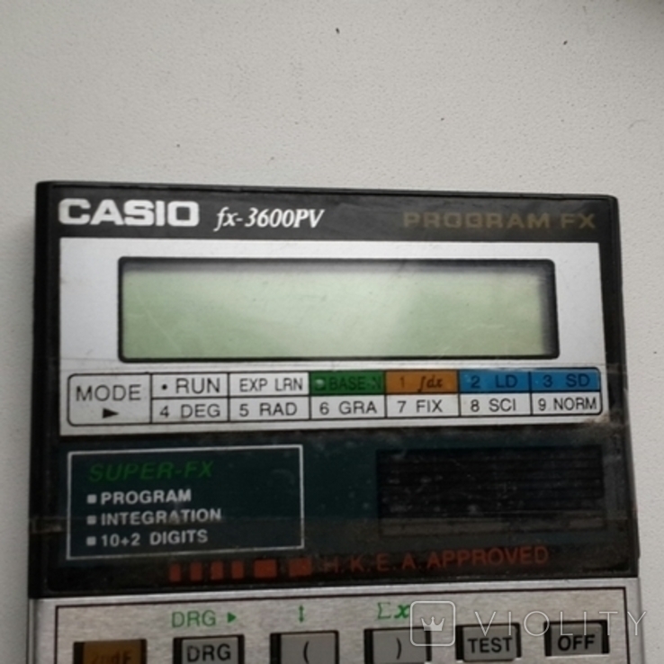 Калькулятор Casio FX-3600PV Япония, фото №6