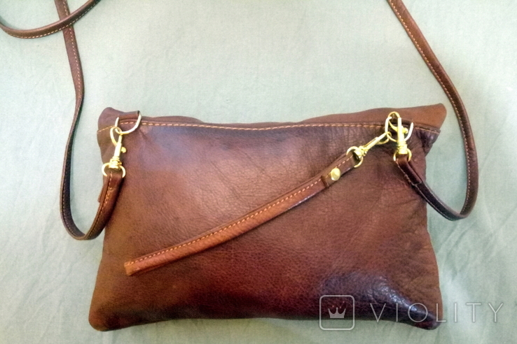 LEATHER BAGS Натуральная Кожаная Женская Сумка Италия, photo number 4