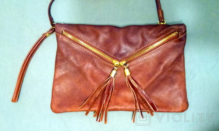 LEATHER BAGS Натуральная Кожаная Женская Сумка Италия, photo number 10