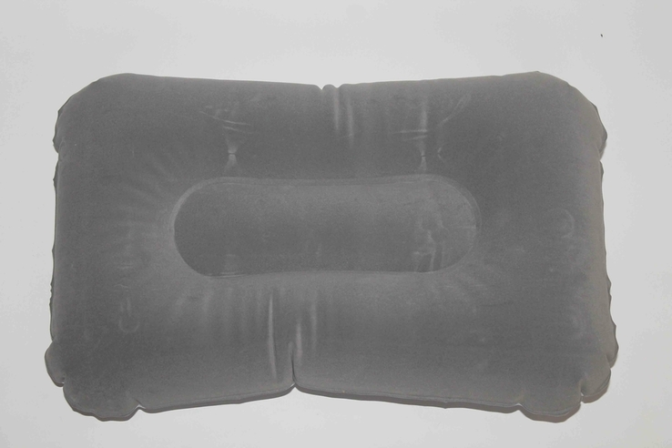 Надувная туристическая походная подушка grey (1303), photo number 3