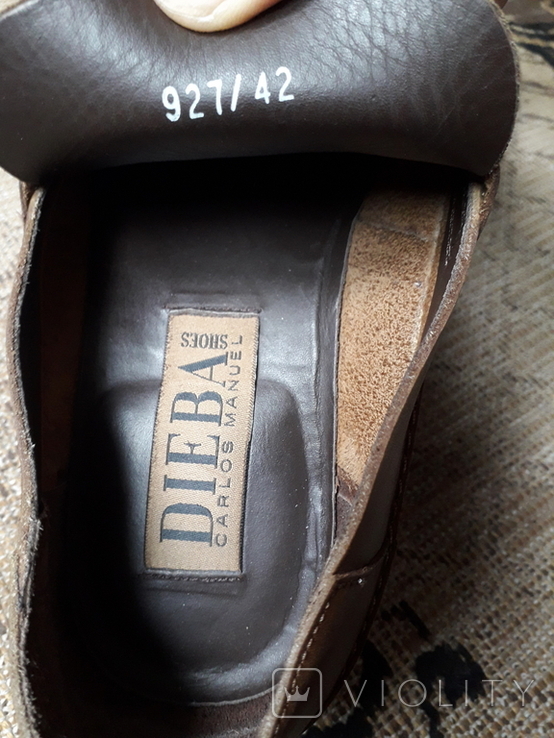 Чоловічі шкіряні туфлі 42, DIEBA made in Portugal, photo number 5