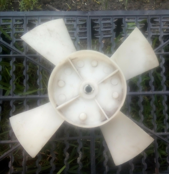 Крыльчатка охлаждения радиатора, фото №5
