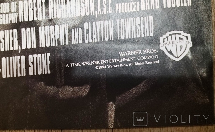 Рекламний постер до фільму «Природжені вбивці». Олівер Стоун 84х60см, фото №3