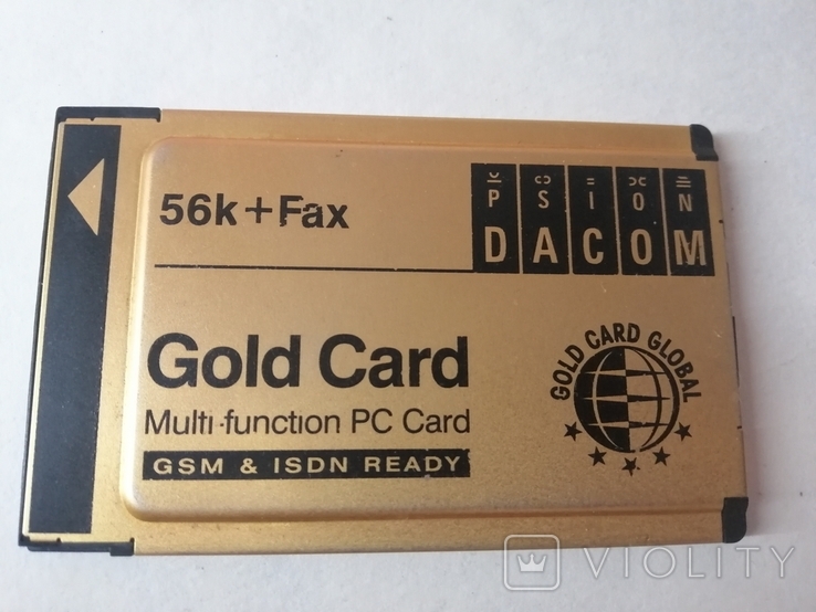 (Золотая карта ) Psion Dacom Золота карта Global 56K + факс., фото №2