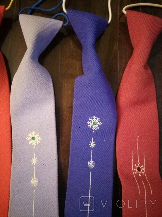 Ties of the USSR. Straight with a pebble., photo number 3