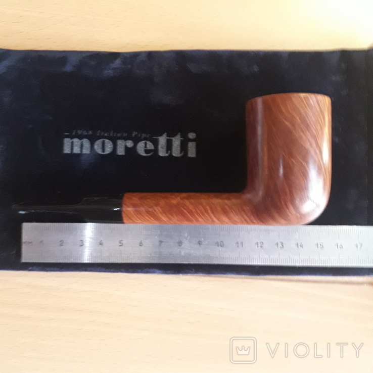 Direct smoking pipe, premium shape, MORETTI, Italy, 2017., photo number 9