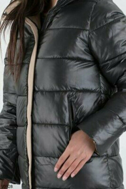  Зимняя новая женская куртка-трансформер 2в1, фото №5
