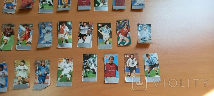Вставки колишніх наклейок FIFA World Cup 98. Є 3 повтори. 57 шт., фото №10