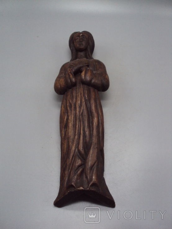 Фигура Божья матерь дерево Богородица высота 37,2 см, фото №2
