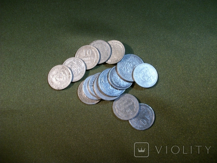 М78 10 и 15 копеек 1923 - 1927 года. 15 монет