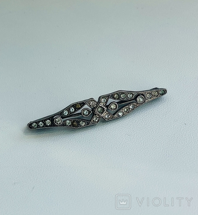 Brooch Silver 875 pr, photo number 2