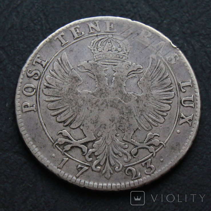 Талер 1723 Швейцария Женева. Серебро 26.56г, фото №2