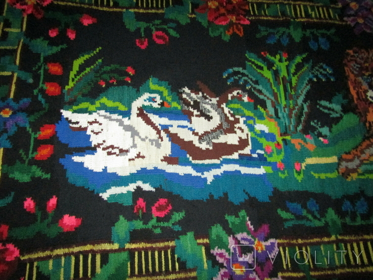 Старовинний шерстяний килим., фото №7