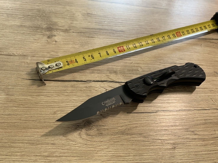 Распродажа ножей! Camillus AUS-8 Carbonitride Titanium Folding Knife, numer zdjęcia 3