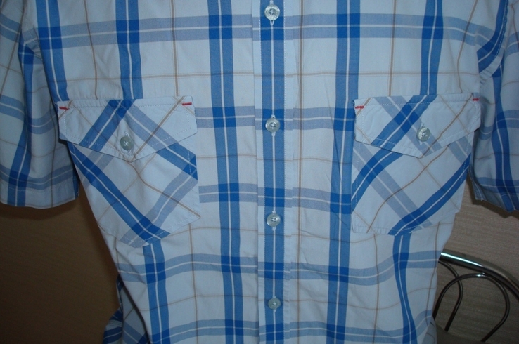 Lee Cooper оригинал Летняя мужская рубашка короткий рукав М, фото №5
