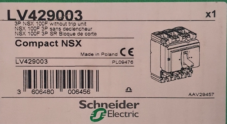 Автоматический выключатель Schneider LV429003, photo number 8