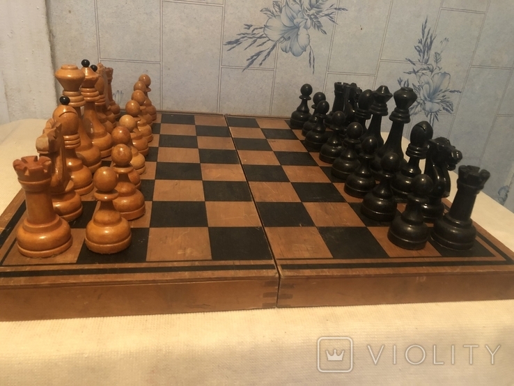 Крупные деревянные советские шахматы, photo number 3