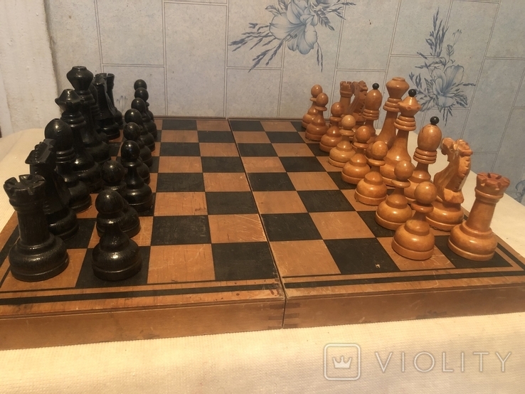 Крупные деревянные советские шахматы, photo number 5