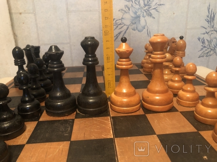 Крупные деревянные советские шахматы, photo number 6