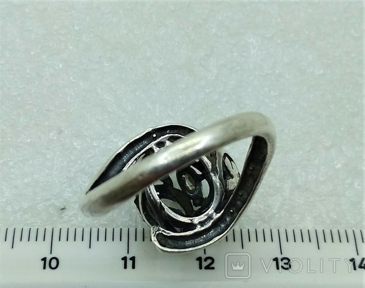 Кольцо Серебро 925 Цирконы, фото №9
