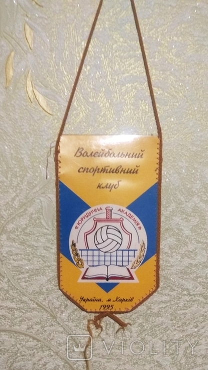Вымпел Волейбол Юр.Академия Харьков 1995, фото №3
